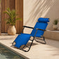 Outdoor sun bed lounger