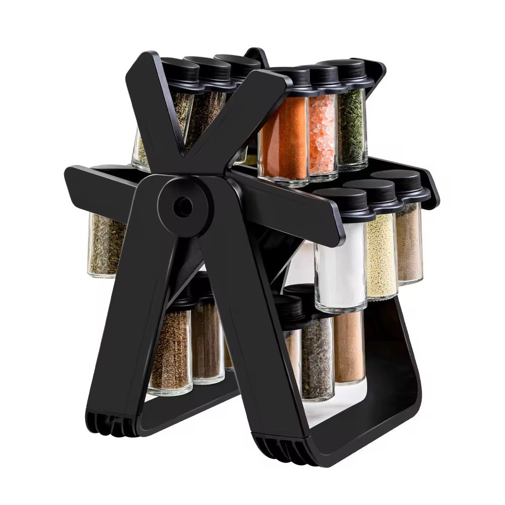 Wheel 18 piece spice container