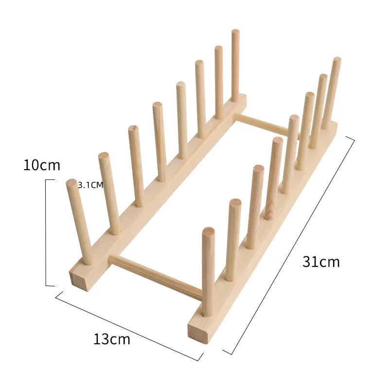 Bamboo wooden dish rack